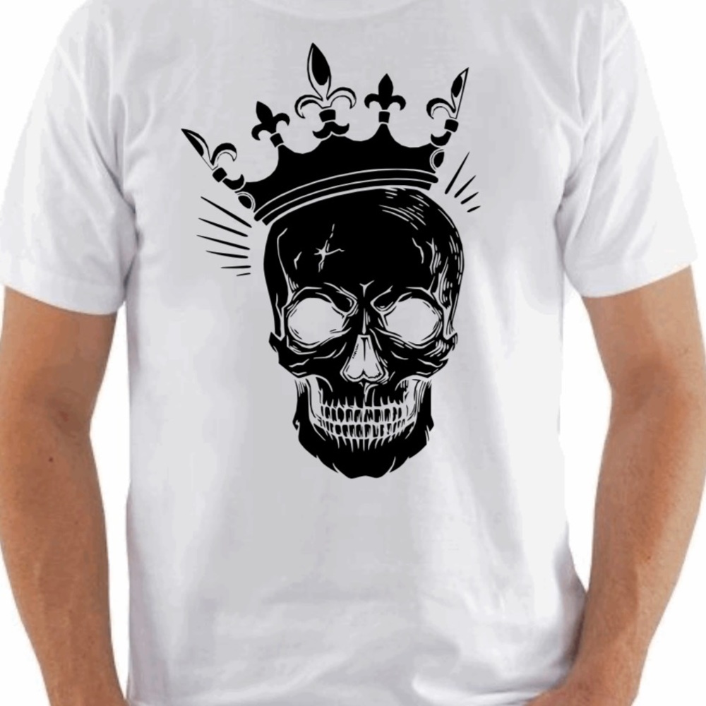 King skull t-shirt unisex